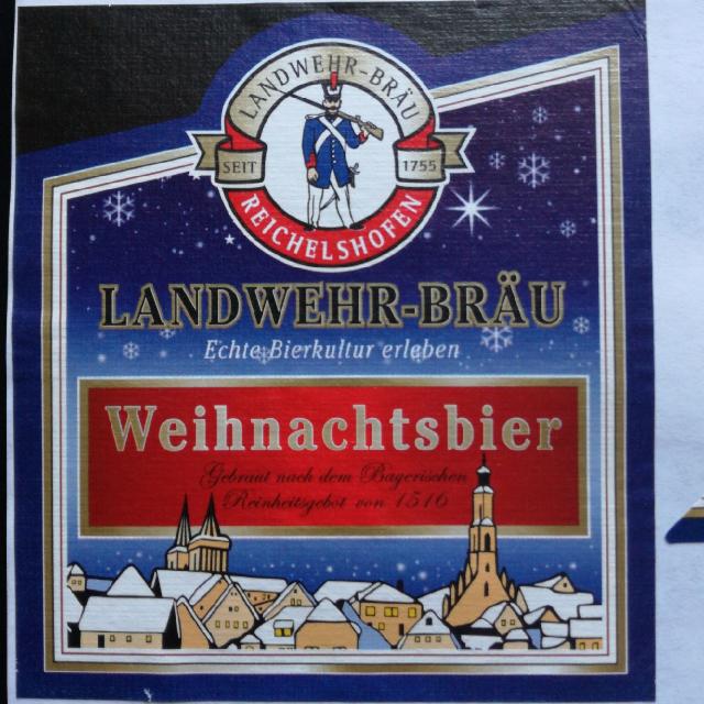 Weihnachtsbier 5.2%, Landwehr-Bräu, Germany