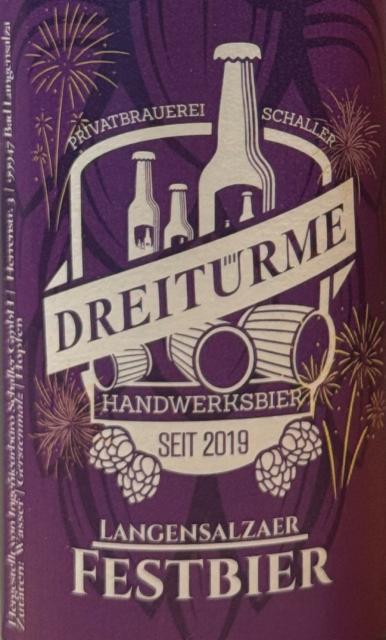 Langensalzaer festbier 6.0%, Dreitürme Privatbrauerei Schaller, Germany