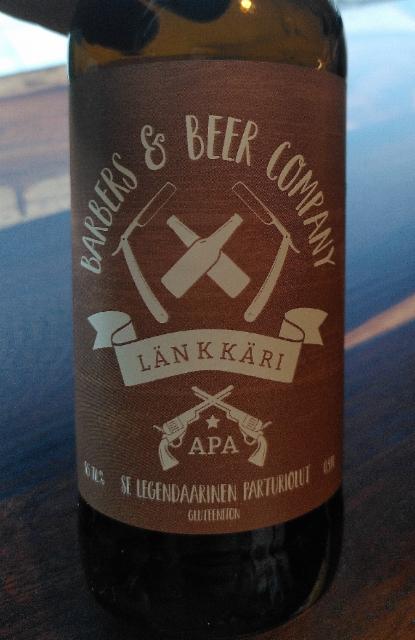 Länkkäri Barbers & Beer Company APA 5.5%, Vakka-Suomen Panimo, Finland