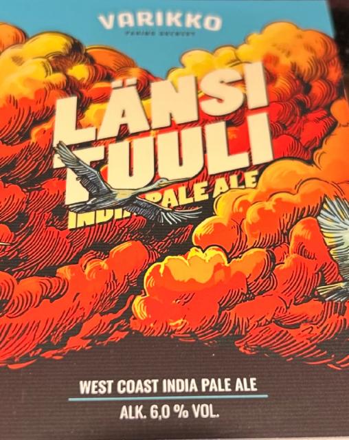 Länsituuli 6.0%, Varikko Panimo, Finland