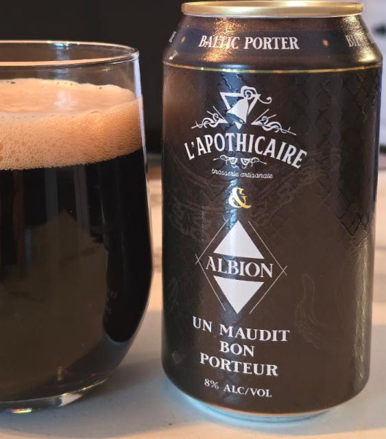 L'Apothicaire 8.0%, Brasserie Artisanale Albion, Canada