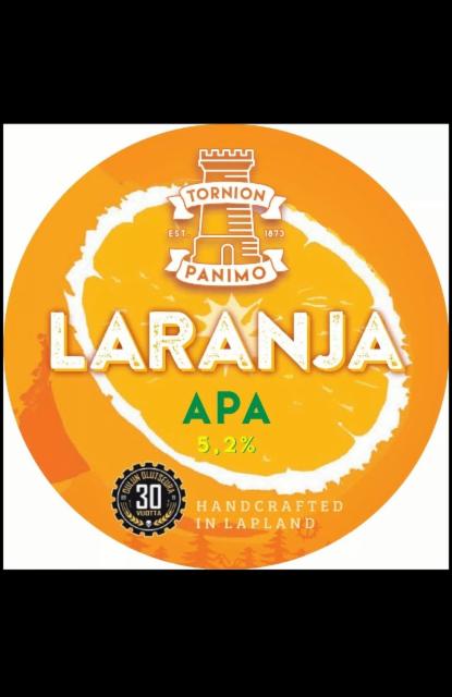 Laranja APA 5.2%, Tornion Panimo, Finland