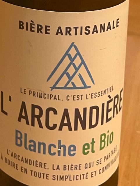L'arcandière blanche 5.0%, La BAB - Brasserie Artisanale De Bourgogne, France