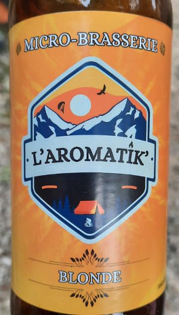 L'aromatik' blonde 5.4%, Microbrasserie L'Aromatik', France