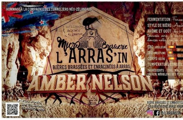 L'Arras'In Amber Nelson 5.5%, Microbrasserie L'Arras'In, France