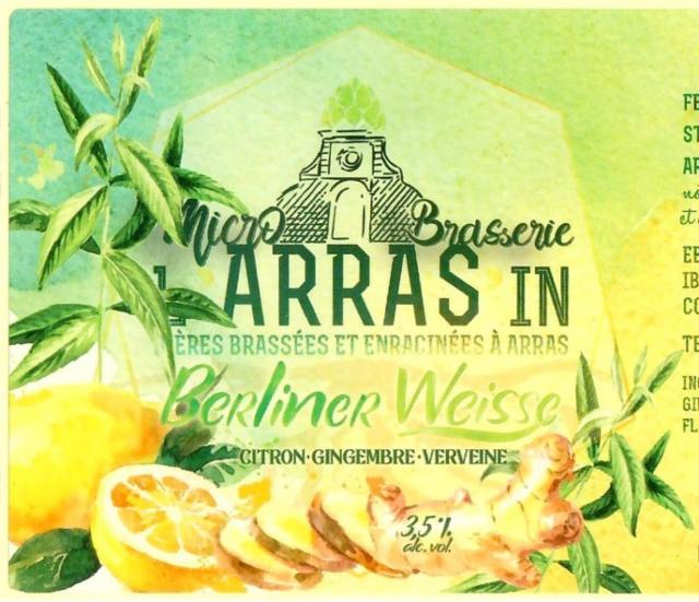 L'Arras'In Berliner Weisse 3.5%, Microbrasserie L'Arras'In, France