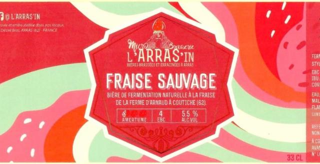 L'Arras'In Fraise Sauvage 5.5%, Microbrasserie L'Arras'In, France