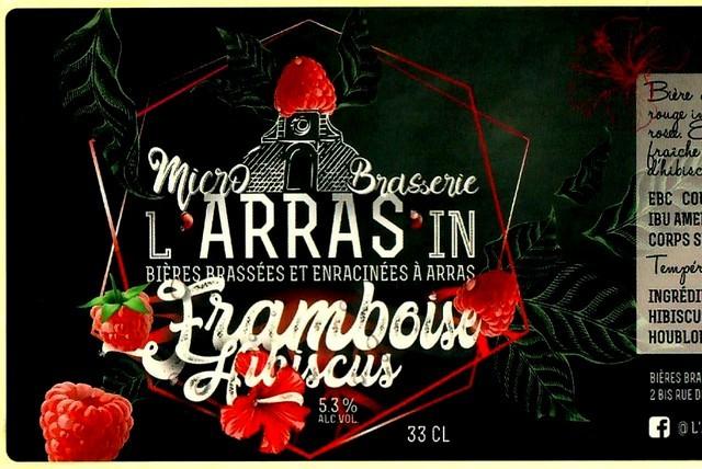 L'Arras'In Framboise Hibiscus 5.3%, Microbrasserie L'Arras'In, France