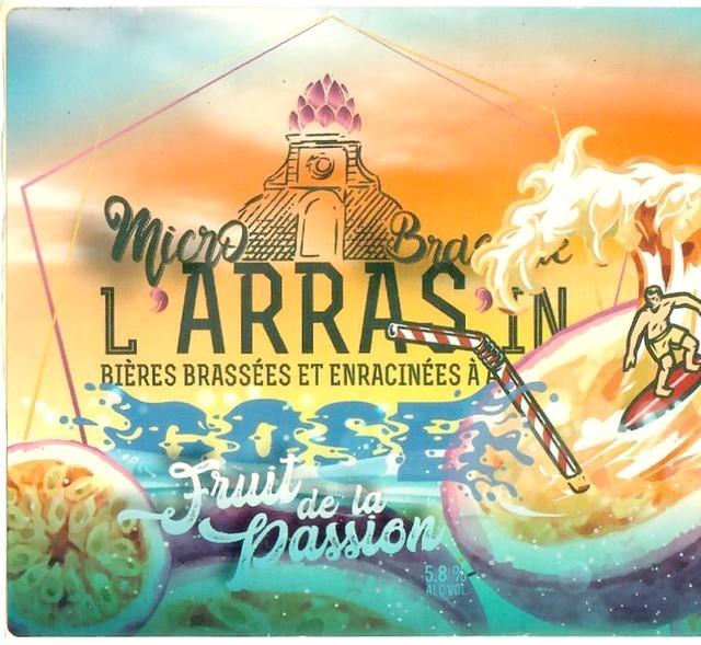 L'Arras'In Gose Fruit De La Passion 5.8%, Microbrasserie L'Arras'In, France