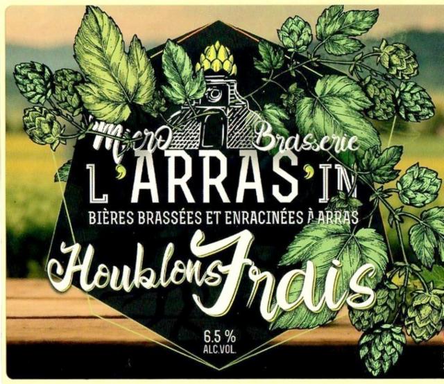 L'Arras'In Houblons Frais 6.0%, Microbrasserie L'Arras'In, France