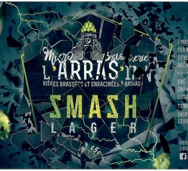 L'Arras'In SMASH Lager 4.5%, Microbrasserie L'Arras'In, France