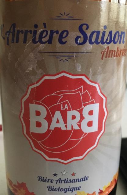 L'Arrière Saison Ambrée 6.5%, La BarB, France