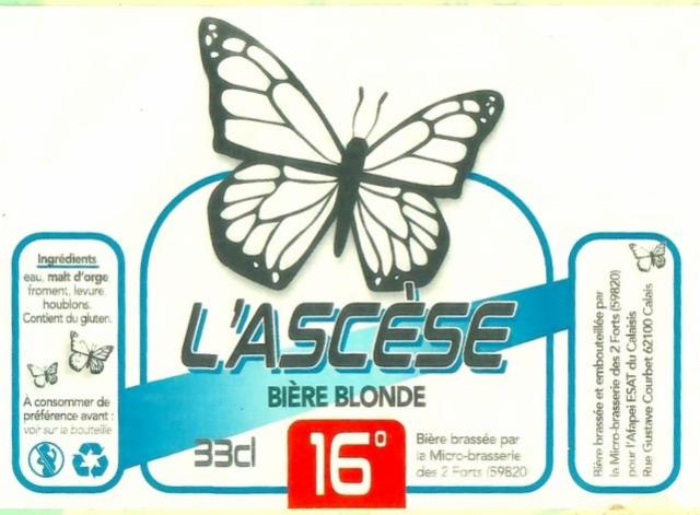 L'Ascèse Blonde 16 16.0%, Brasserie Du Détroit - Afapei ESAT Du Calaisis - Ateliers Du Détroit, France