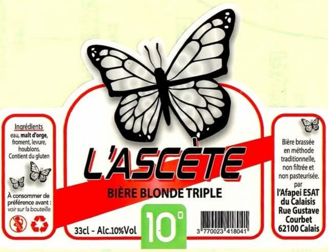 L'Ascète Triple, Brasserie Du Détroit - Afapei ESAT Du Calaisis - Ateliers Du Détroit