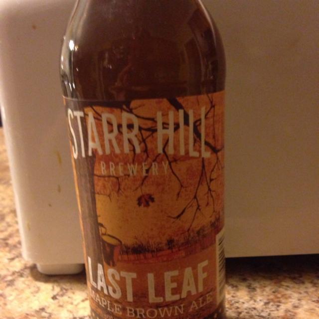 Last Leaf Maple Brown 6.1%, Starr Hill, United States