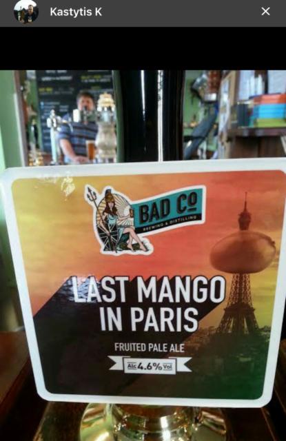 Last Mango In Paris 4.6%, Bad Co., England