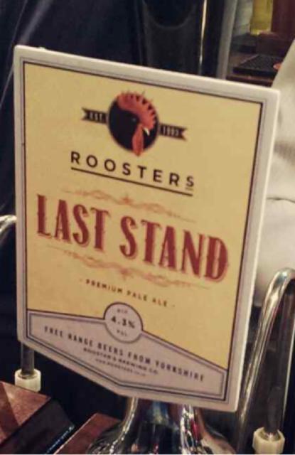 Last Stand 4.3%, Rooster's Brewing Co., England