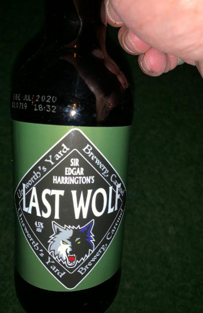 Last Wolf 4.5%, Unsworth’s Yard, England
