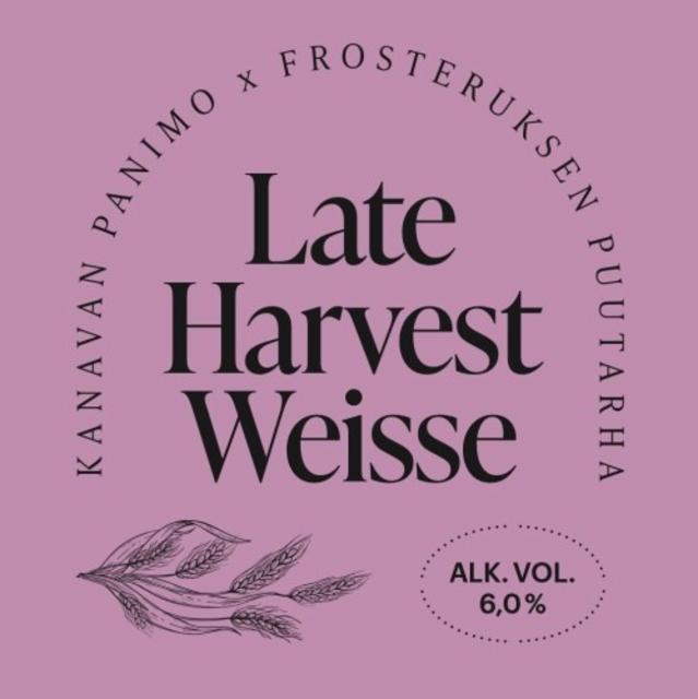Late Harvest Weisse 6.0%, Kanavan Panimo, Finland
