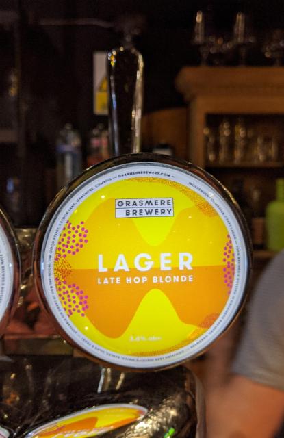 Late Hop Blonde 4.6%, Grasmere Brewery, England