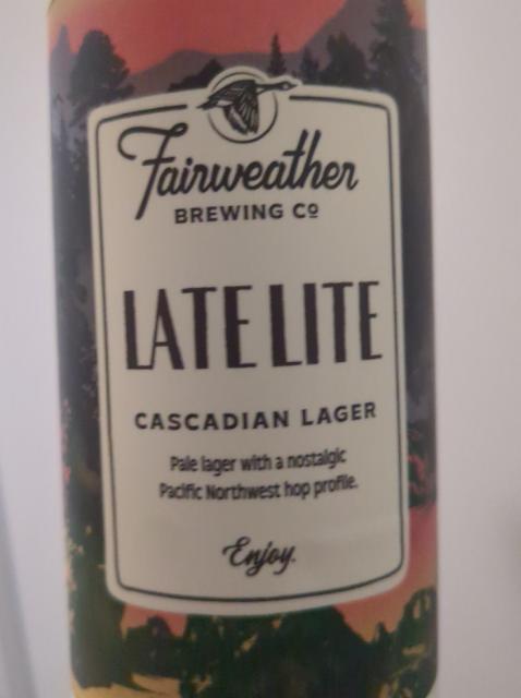 Late Lite, Fairweather Brewing Company