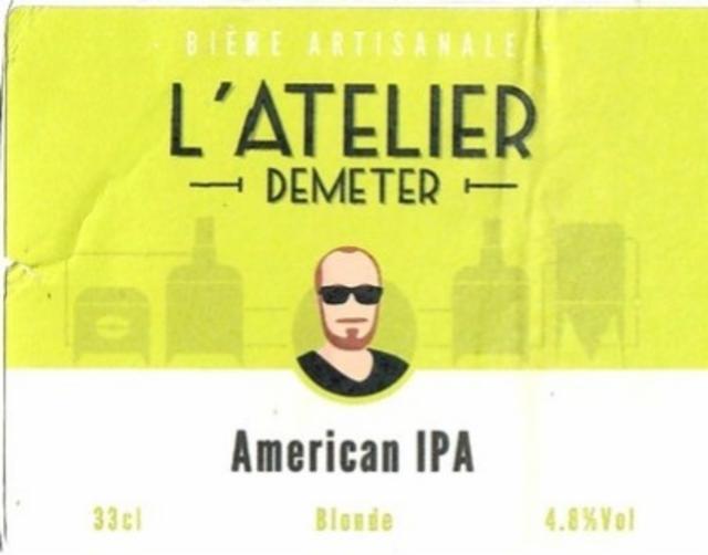 L'Atelier Gabriel American IPA, Brasserie L'Atelier Gabriel (Ex Demeter)