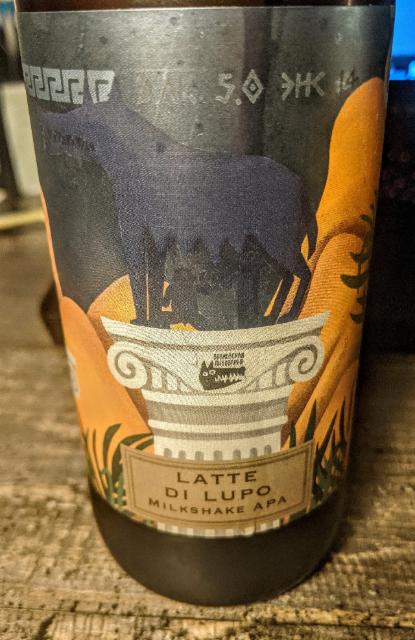 Latte De Lupo 5.0%, Volkovskaya Pivovarnya / Wolf's Brewery / Волковская Пивоварня, Russia