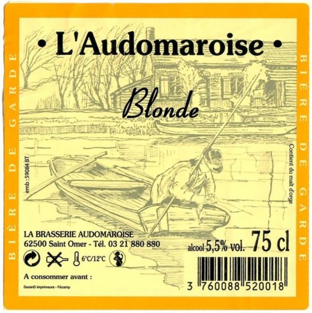 L'Audomaroise Blonde, La Brasserie Audomaroise [Closed]