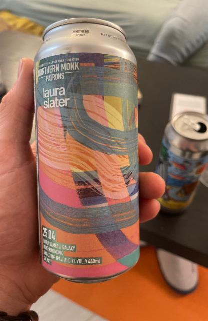 Patrons Project 25.04 // Laura Slater // Single hop // Galaxy 7.0%, Northern Monk Brew Co., England