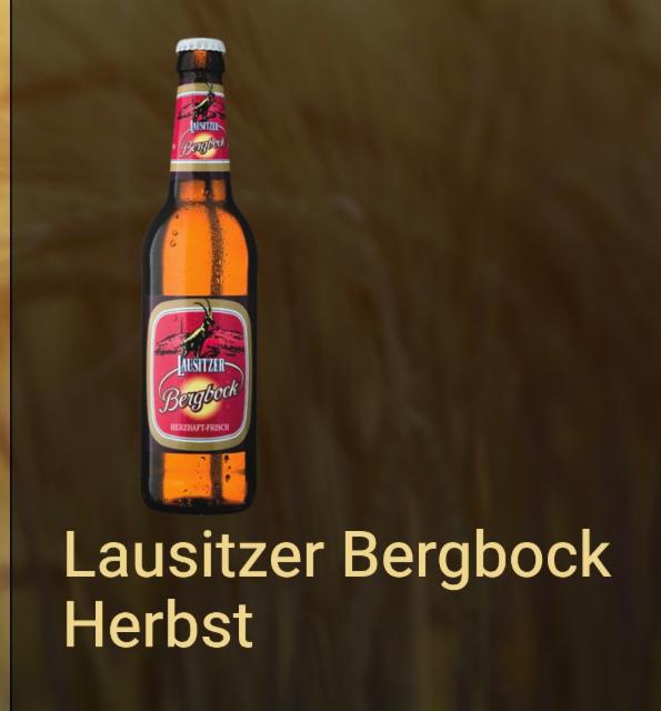 Lausitzer Bergbock Herbst 7.0%, Bergquell Brauerei Löbau, Germany