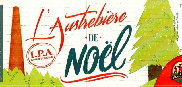 L'Austrebière De Noël 6.5%, Les 3 Brasseurs Rouen - Barentin, France