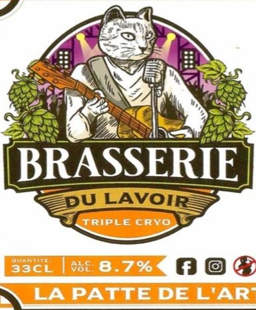 Lavoir Triple Cryo 8.7%, Brasserie Du Lavoir [Closed], France