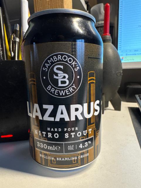 Lazarus 4.3%, Sambrook's Brewery, England