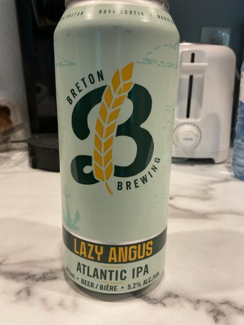 Lazy Angus Atlantic IPA, Breton Brewing Company