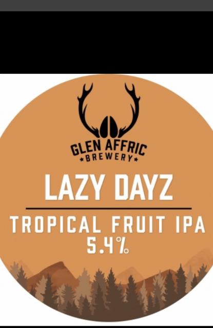 Lazy Dayz 5.4%, Glen Affric Brewery, England
