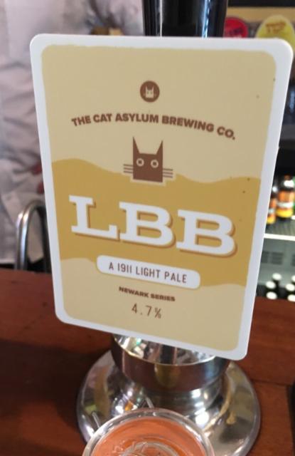 LBB 4.7%, Cat Asylum Brewery, England