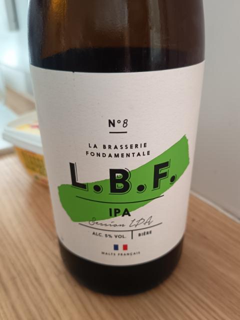 LBF IPA N°8 5.0%, La Brasserie Fondamentale (L.B.F.), France