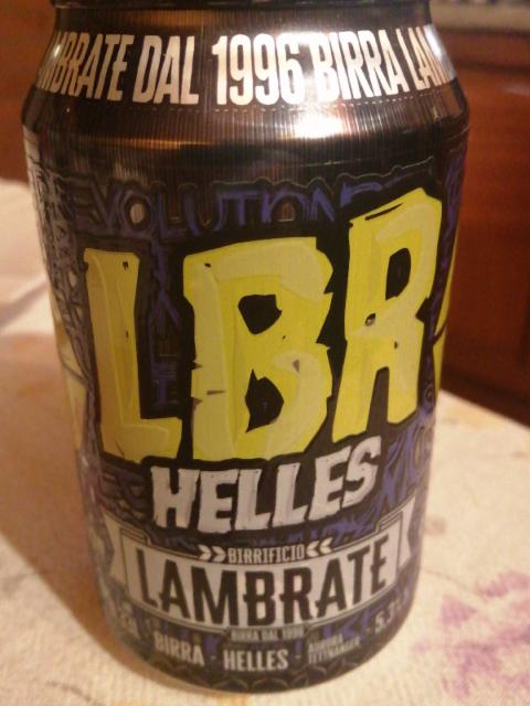 lbr helles 5.3%, Birrificio Lambrate, Italy