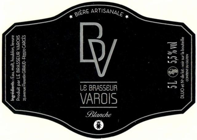 Le Brasseur Varois Blanche 5.5%, Le Brasseur Varois, France
