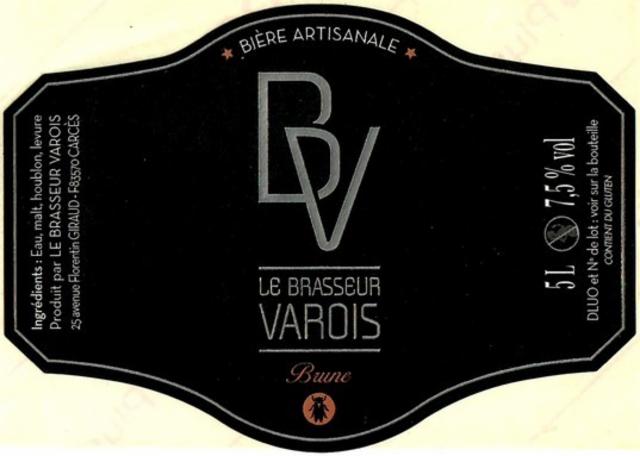 Le Brasseur Varois Brune 7.5%, Le Brasseur Varois, France