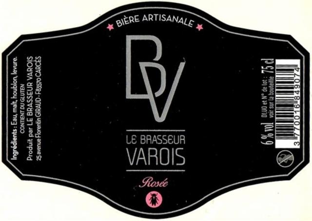 Le Brasseur Varois Rosé 6.0%, Le Brasseur Varois, France