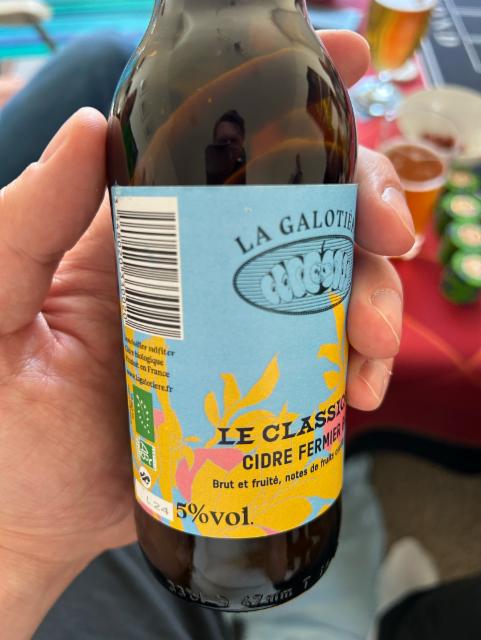 Le Classique cidre fermier bio 5.0%, La Galotière, France