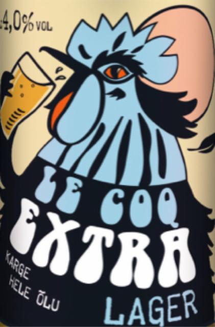 Le Coq Extra Lager 4.0%, A. Le Coq (Olvi), Estonia