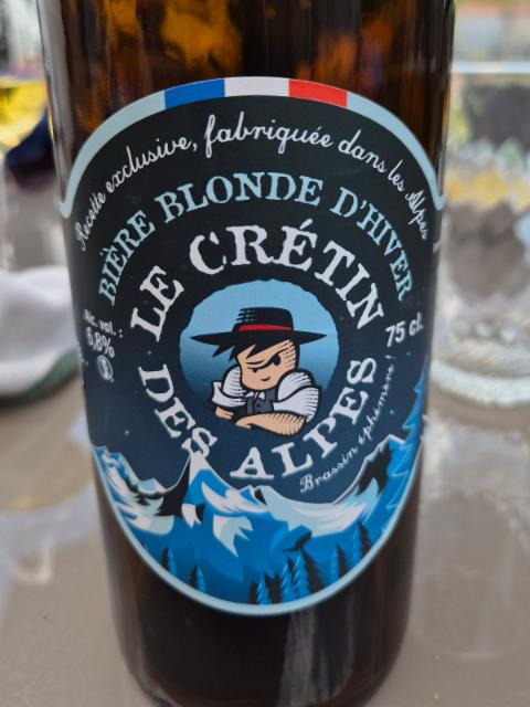 Le Crétin Des Alpes Blonde D'Hiver 6.8%, Le Crétin Des Alpes (Brasserie Des Cuves), France