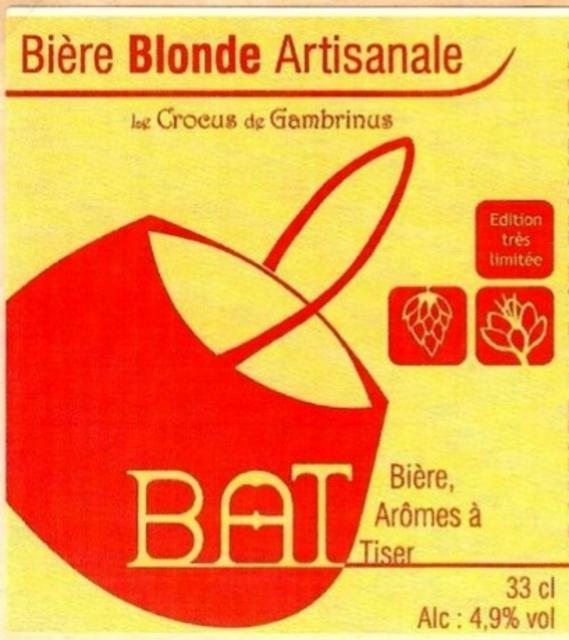 Le Crocus De Gambrinus 4.9%, Brasserie BAT, France