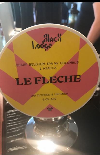 Le Fleche 6.0%, Black Lodge Brewing, England