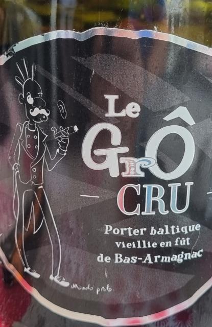 Le Grô Cru (Fût Bas-Armagnac) 8.2%, La Fabrique Des Grô - La Brâss', France