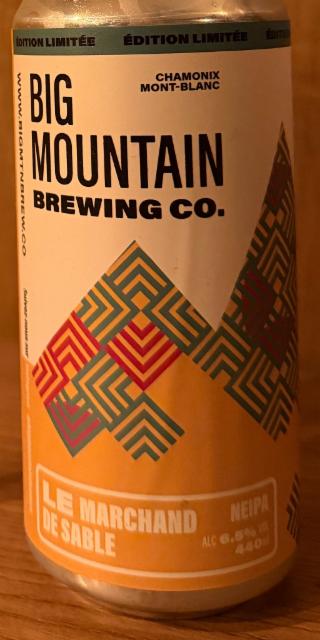 Le marchand de sable 6.5%, Big Mountain Brewing Co., France