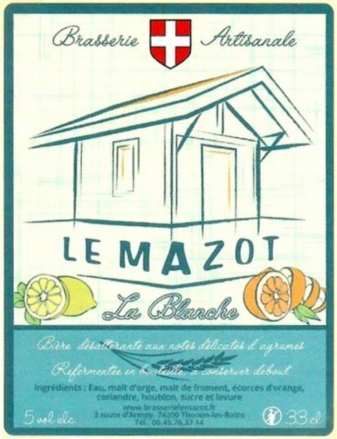 Le Mazot Blanche 5.0%, Brasserie Le Mazot [Closed], France