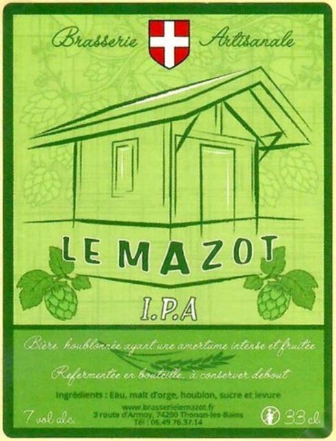 Le Mazot IPA 7.0%, Brasserie Le Mazot [Closed], France